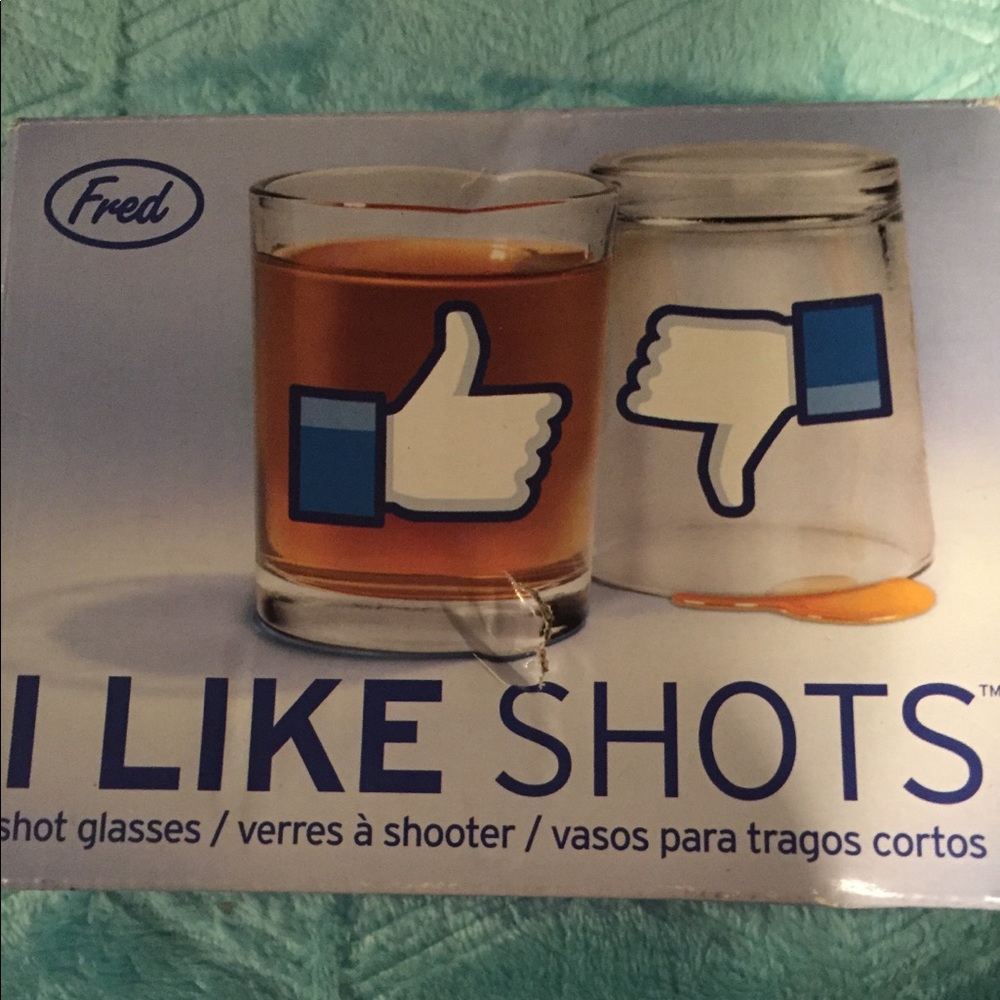 Yayy or Nayy Facebook shot glasses